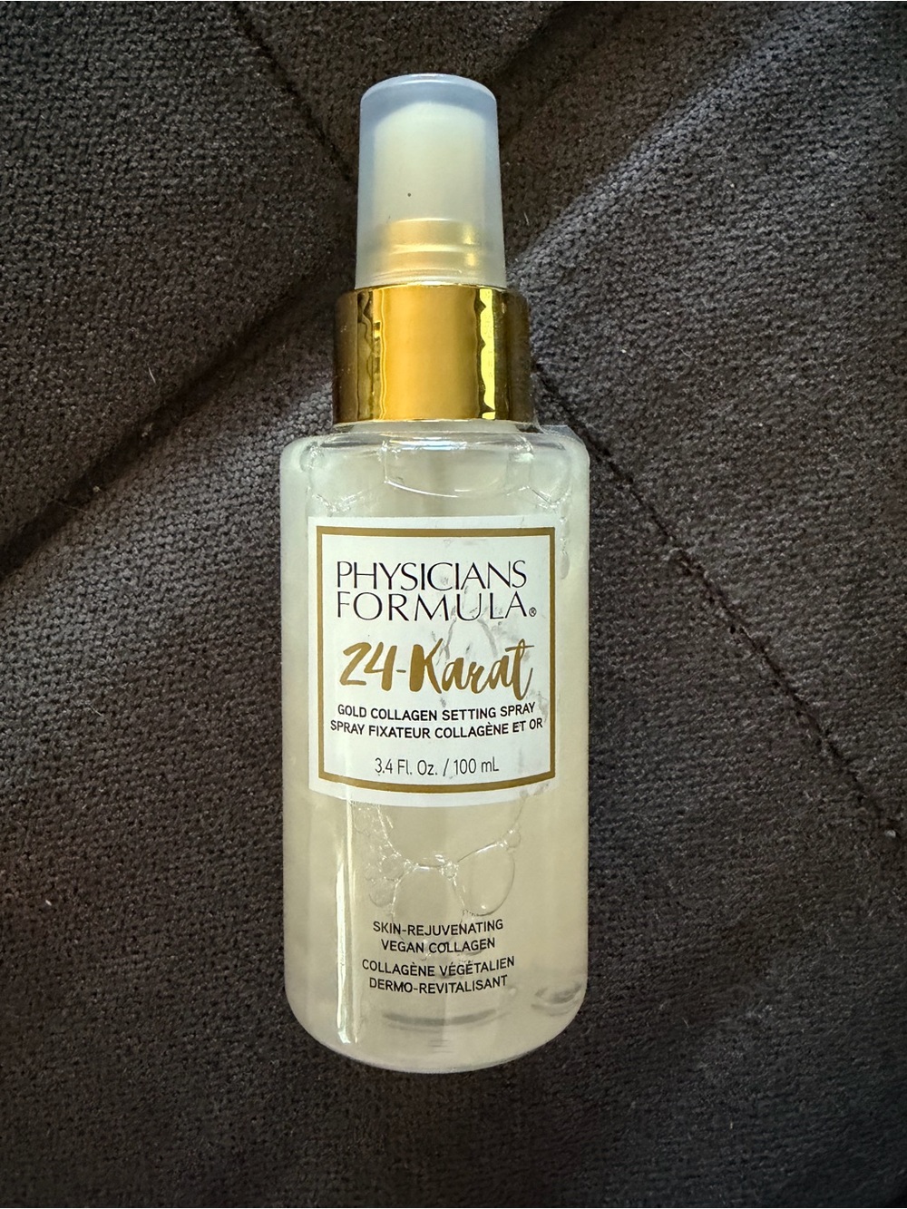 Physicians Formula Gold Collagen Setting Spray - Gold & Clear Bottle